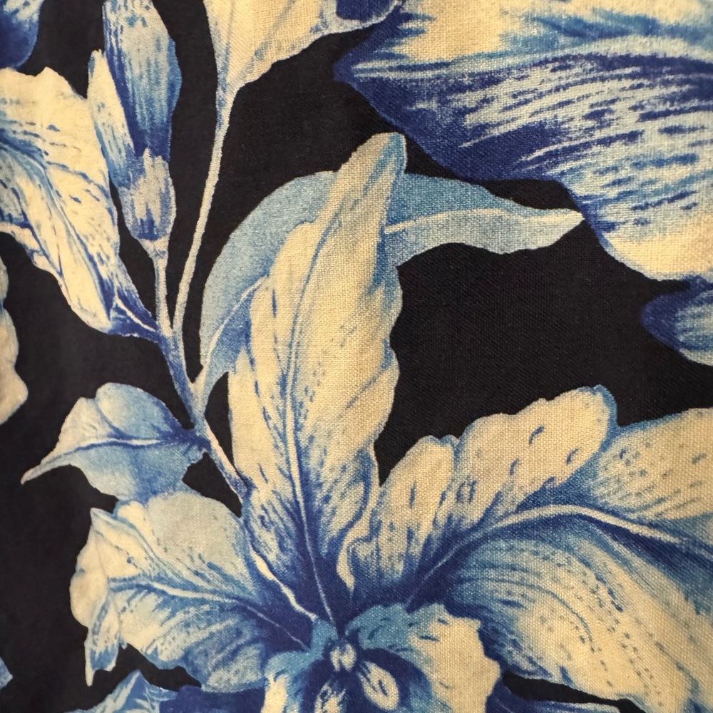 Tommy Bahama Floral Blue and White Dress - Picture 2 of 5